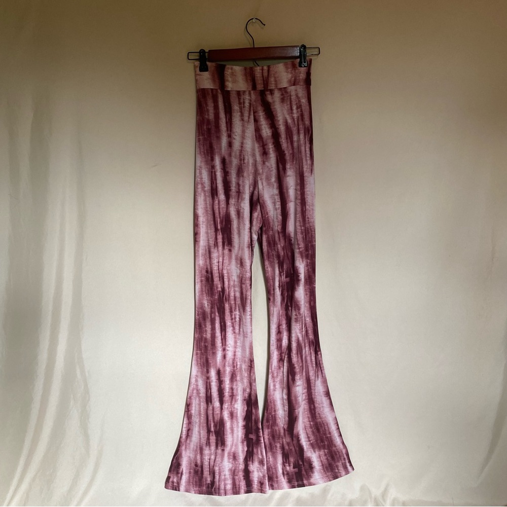 Bell Bottom Flare Pants - Tie-Dye